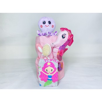 Diaper Cake Hippocampus Girl